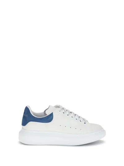 Alexander Mcqueen Men Leather Sneakers In White