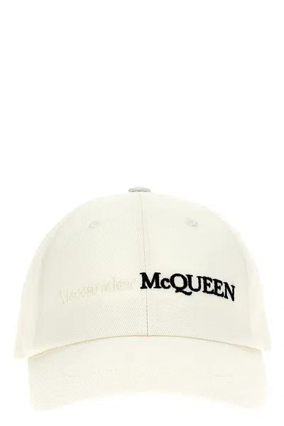 Alexander Mcqueen Men Logo Baseball Cap In Multicolor