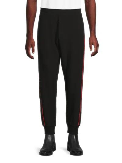 Alexander Mcqueen Mcqueen Men's Logo Tape Joggers In Black