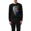 Alexander Mcqueen Men's Loopback Sweatshirt In Black