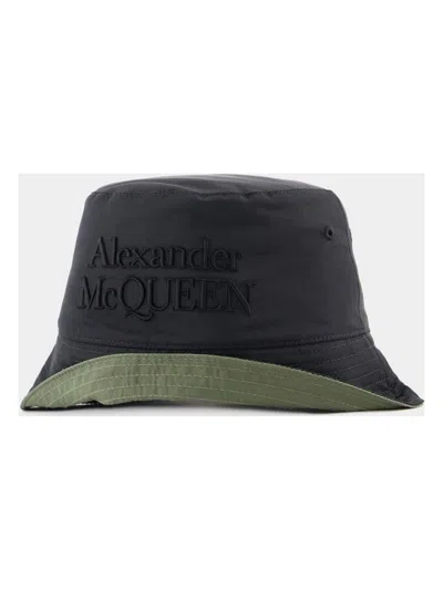ALEXANDER MCQUEEN MEN'S LOW REVER BUCKET HAT