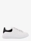Alexander Mcqueen White And Black Low-top Sneakers With Chunky Sole And Contrasting Heel Tab In Leather Man In White