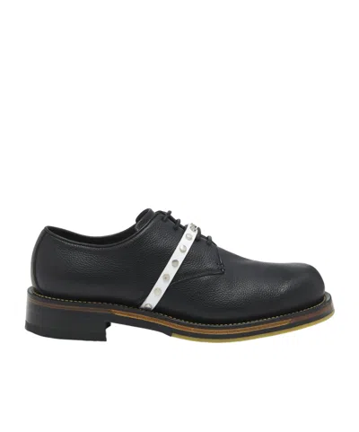 Alexander Mcqueen Men's Maker Shoe In Black/white