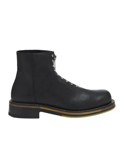 ALEXANDER MCQUEEN ALEXANDER MCQUEEN STUDDED ZIP-DETAILED ANKLE BOOTS