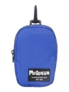 Alexander Mcqueen Men Mini Case In Blue