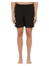 Alexander Mcqueen Black Nylon Swimming Shorts In Black