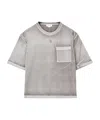 Alexander Mcqueen Pocket-detail T-shirt In Gray