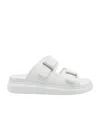 Alexander Mcqueen Oversized Hybrid Slide In Ivory