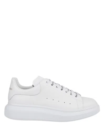 Alexander Mcqueen Men Oversized Logo Sneaker In White