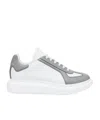 Alexander Mcqueen Chunky Sole Sneakers Contrasting Panels In Off-white/cool Gray