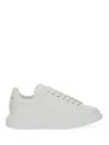 Alexander Mcqueen White Sneakers With Logo Lettering On The Rear And Oversize Rubber Sole In Leather Man In White