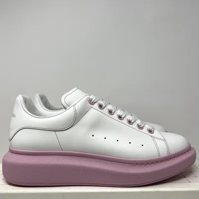 Pre-owned Alexander Mcqueen Men's Oversized Sneakers 42 Eu/ 9 Us White Ice Pink