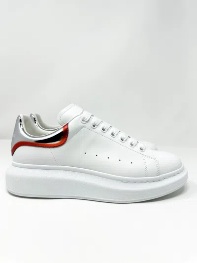 Pre-owned Alexander Mcqueen Men's Oversized White/lust Sneakers 11 Us / 44 Eu $690