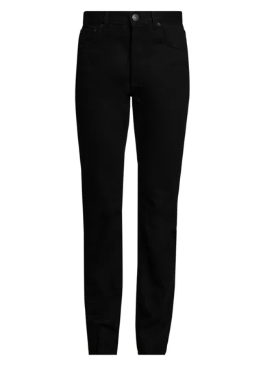 Alexander Mcqueen Men's Ozzy Five-pocket Cotton Jeans In Black