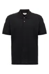 Alexander Mcqueen Organic Cotton Piquet Polo Shirt In Black