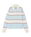 Alexander Mcqueen Rugby Striped Polo Shirt In Multi