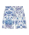 Alexander Mcqueen Sailor Tattoo Shorts In White
