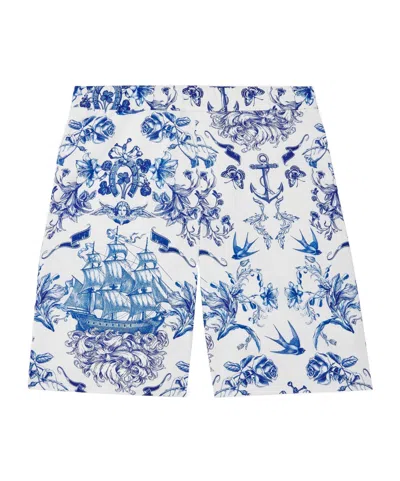 ALEXANDER MCQUEEN ALEXANDER MCQUEEN GRAPHIC PRINTED BERMUDA SHORTS