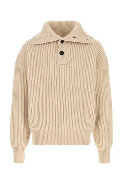 Alexander Mcqueen Men Sand Cashmere Sweater In Neutral