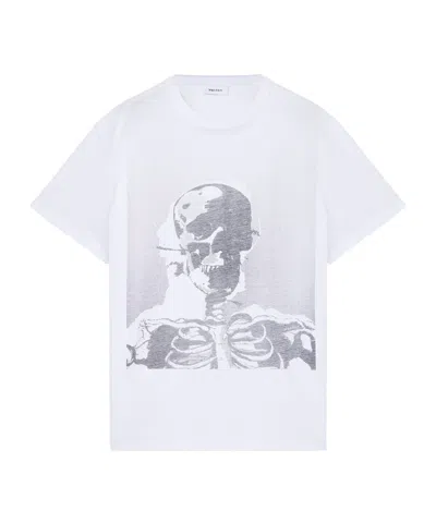 ALEXANDER MCQUEEN ALEXANDER MCQUEEN SKELETON PRINTED CREWNECK T-SHIRT