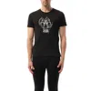 Alexander Mcqueen Men's Skull Bones T-shirt In Animal Print