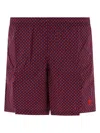 Alexander Mcqueen Alexander Mc Queen Skull Dots Swim Shorts In Blue
