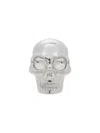 Alexander Mcqueen Palladium-plated Skull Stud Earrings In Silver
