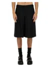 Alexander Mcqueen Skull Jacquard Pattern Shorts In Black