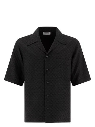 ALEXANDER MCQUEEN MEN'S SKULL JACQUARD SHIRT