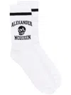 Alexander Mcqueen Men Socks With Logo In White