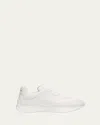Alexander Mcqueen Men's Sprint Leather Runner Sneakers In White