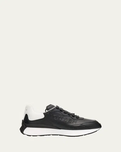 Alexander Mcqueen Men's Sprint Leather Runner Sneakers In Multi