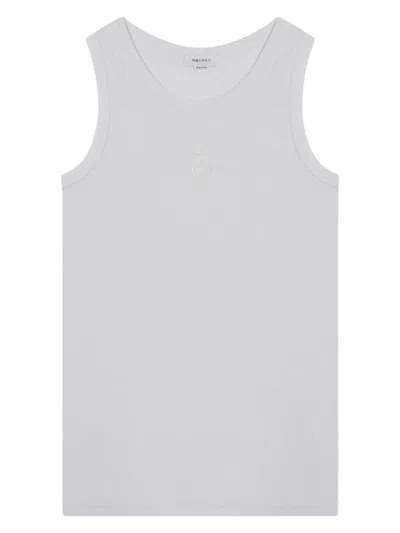 ALEXANDER MCQUEEN MEN'S STRETCH COTTON TANK TOP