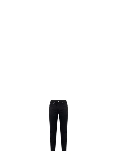 Alexander Mcqueen Tapered Leg Jeans In Black