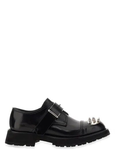 ALEXANDER MCQUEEN MEN'S STUDDED DERBY LOAFER