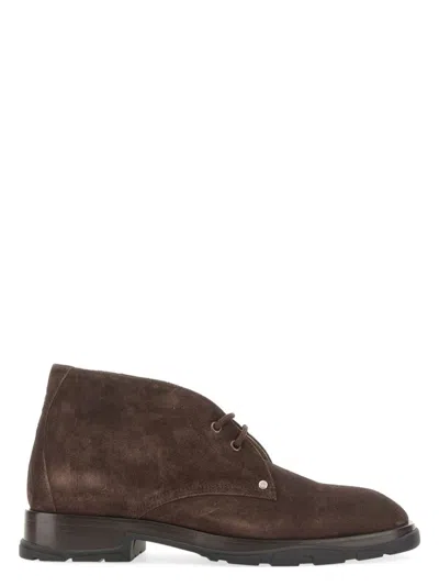 ALEXANDER MCQUEEN MEN'S SUEDE BOOT