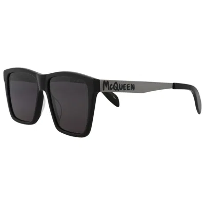 Alexander Mcqueen Men's Sunglasses In Black