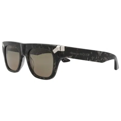 Alexander Mcqueen Men's Sunglasses In Black