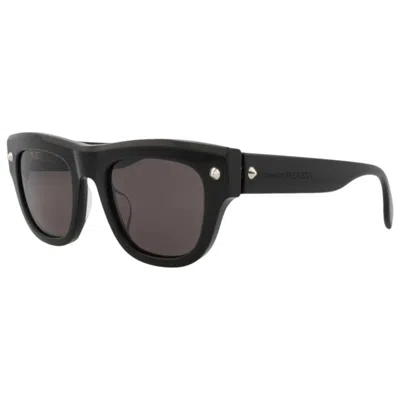 Alexander Mcqueen Square-frame Recycled Acetate Sunglasses In Black