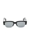 Alexander Mcqueen Sunglasses With Graffiti Logo In Black