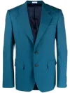 Alexander Mcqueen Blazer In Teal
