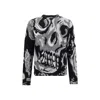 Alexander Mcqueen Sweaters Blacks And Greys In Black