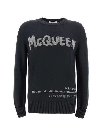 Alexander Mcqueen Men Sweater In Multicolor