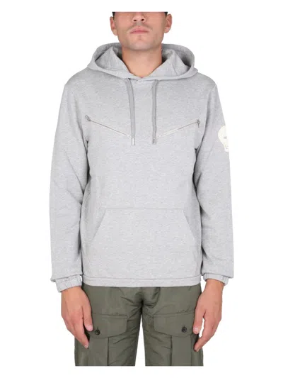 ALEXANDER MCQUEEN MEN'S SWEATSHIRT WITH EMBROIDERED SKULL