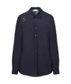 Alexander Mcqueen Alexander Mc Queen Harness Shirt With T Buckle In Black