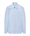 Alexander Mcqueen T-bar Harness Long-sleeved Shirt In Blue
