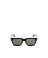 Alexander Mcqueen Men's T-bar Icon Square Sunglasses In Black/grey