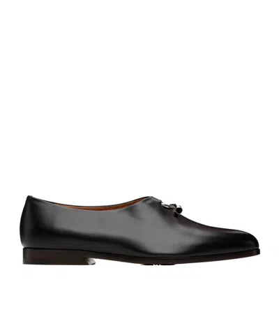 Alexander Mcqueen Men's T-bar Loafer In Black