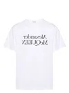 Alexander Mcqueen Alexander Mc Queen Reflected Logo T Shirt In White