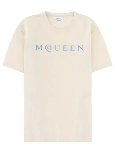 ALEXANDER MCQUEEN ALEXANDER MCQUEEN MEN T-SHIRT WITH LOGO